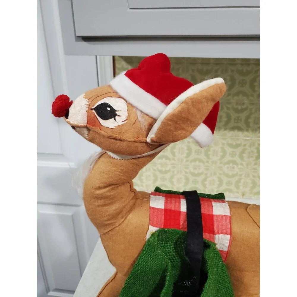 Annalee Mobilitee Doll Poseable Christmas Reindeer Large 18